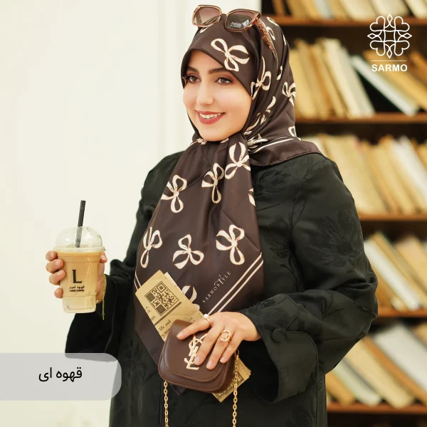 روسری ابریشم توییل ریبان - تصویر 23