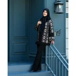 مانتو سوزندوزی آبی - Image 2