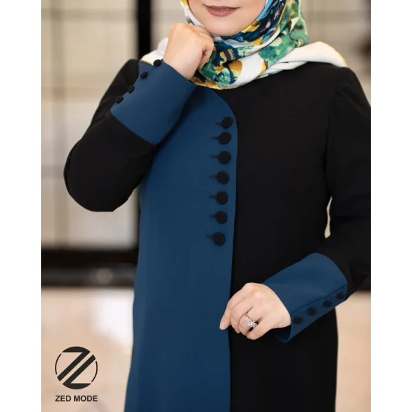 مانتو کتی بلند استایل z39 - تصویر 5