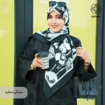 روسری ابریشم توییل گلباران - Image 23