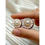 مگنت روسری مروارید سفید