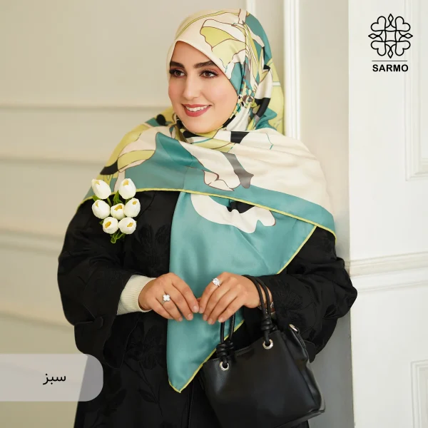 روسری ابریشم توییل هارمونی - تصویر 28
