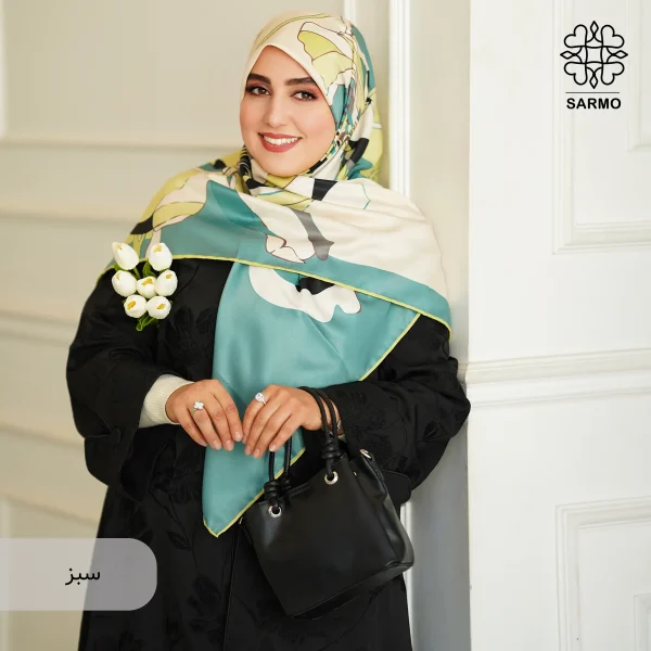 روسری ابریشم توییل هارمونی - تصویر 29