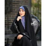 چادر عبا جواهردوزی مدل خاتون آبی - Image 2