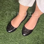 کالج زنانه تندیس مدل بهار ورنی رنگ مشکی - Image 11