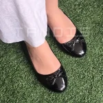 کالج زنانه تندیس مدل بهار ورنی رنگ مشکی - Image 10