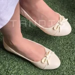 کالج زنانه تندیس مدل شنل رنگ کرم - Image 7