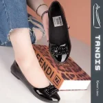 کالج زنانه تندیس مدل پریا رنگ مشکی ورنی - Image 11