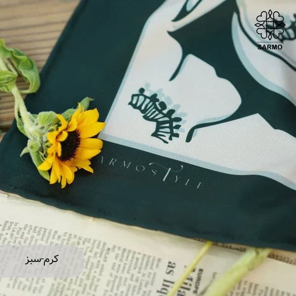 روسری ابریشم توییل گلباران اقتصادی - تصویر 16