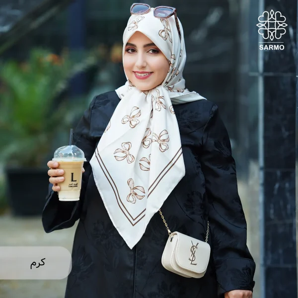 روسری ابریشم توییل ریبان - تصویر 16