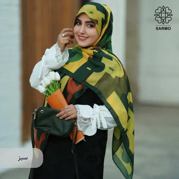 روسری نخ پنبه کوچه نگار اقتصادی - تصویر 7
