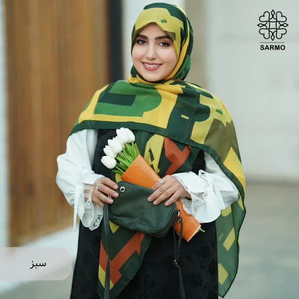 روسری نخ پنبه کوچه نگار اقتصادی - تصویر 6