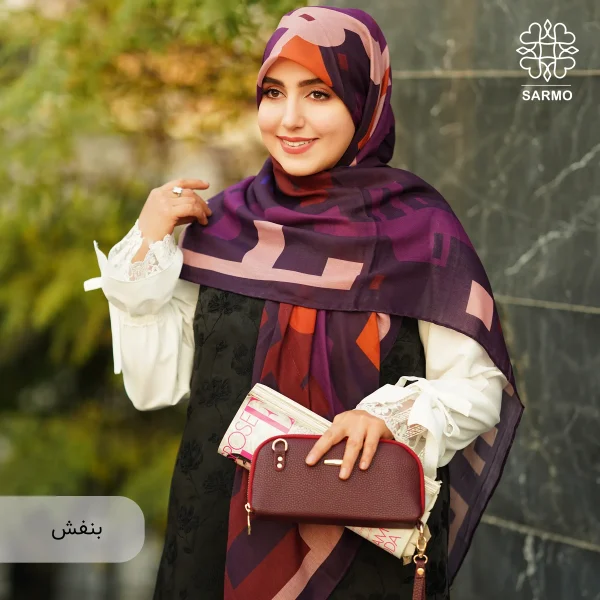 روسری نخ پنبه کوچه نگار اقتصادی - تصویر 21