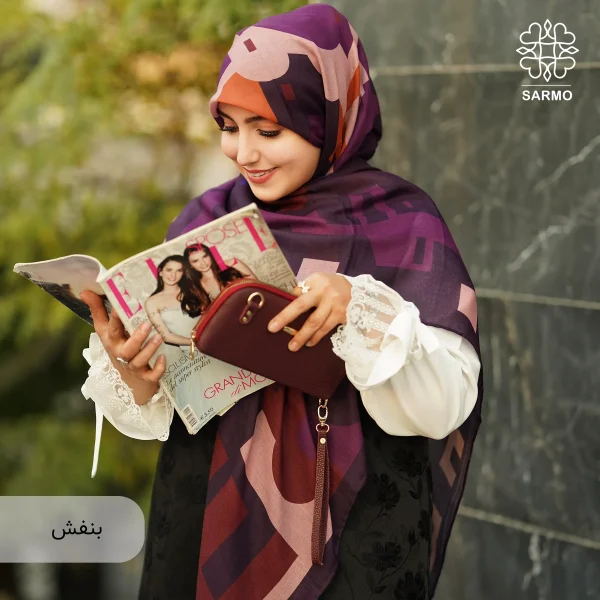روسری نخ پنبه کوچه نگار اقتصادی - تصویر 20