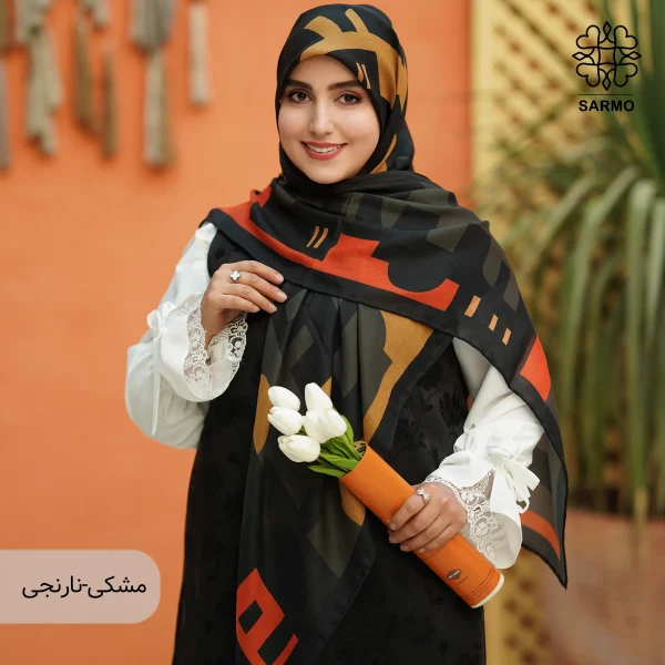 روسری نخ پنبه کوچه نگار اقتصادی - تصویر 24