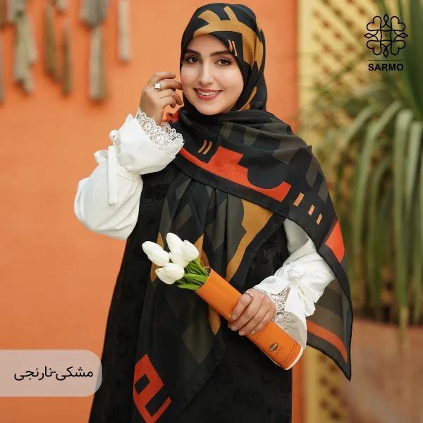 روسری نخ پنبه کوچه نگار اقتصادی - تصویر 23
