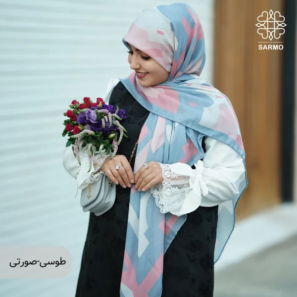 روسری نخ پنبه کوچه نگار اقتصادی - تصویر 14