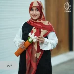 روسری نخ پنبه کوچه نگار - Image 3