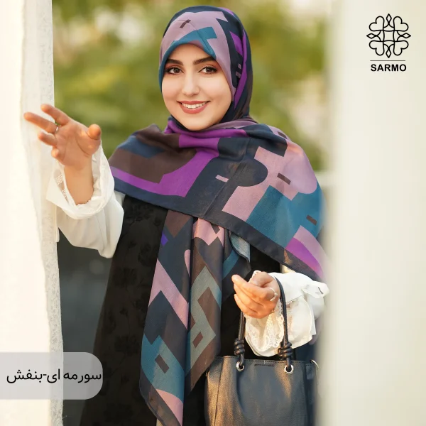 روسری نخ پنبه کوچه نگار اقتصادی - تصویر 27