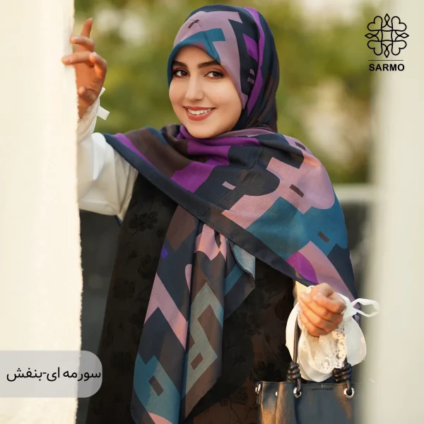 روسری نخ پنبه کوچه نگار اقتصادی - تصویر 26