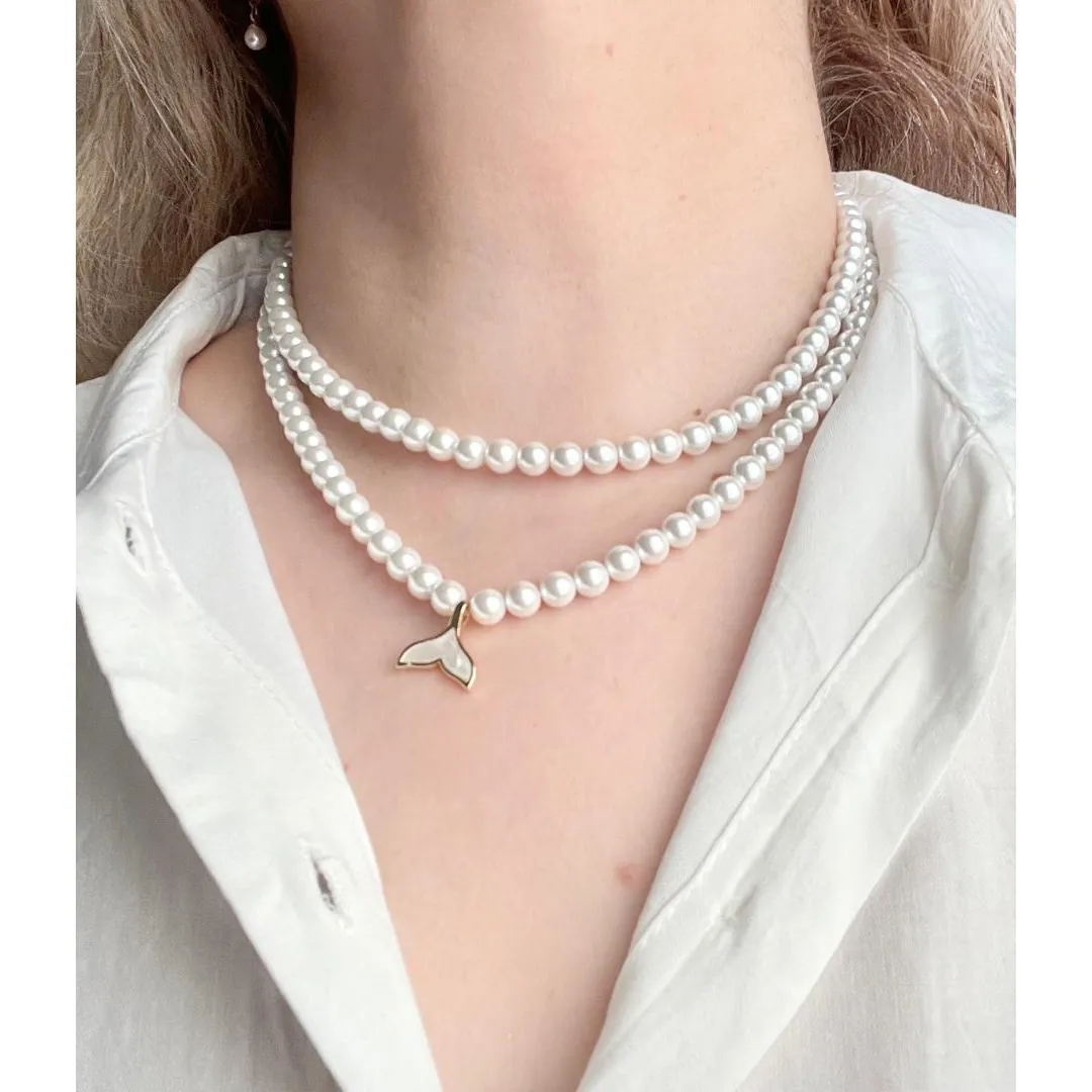 گردنبند-مرواریدی-دم-وال-ساده-199-313 گردنبند مرواریدی دم وال ساده - Image 1