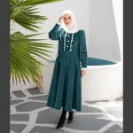 پیراهن مخمل پونه - Image 2