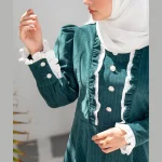 پیراهن مخمل پونه