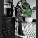 کت مخمل شماره دوزی - Image 4