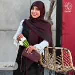 روسری ژاکارد رونا پوست ماری- 140 - Image 2