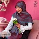 روسری ژاکارد رونا پوست ماری- 140 - Image 11