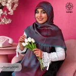 روسری ژاکارد رونا پوست ماری- 140 - Image 10