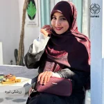 روسری ژاکارد رونا گل رز -140 - Image 5