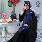 روسری ژاکارد رونا گل رز -140 - Image 7