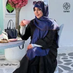 روسری ژاکارد رونا گل رز -140 - Image 8