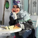 روسری ژاکارد رونا گل رز -140 - Image 10