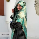روسری ژاکارد رونا گل رز -140 - Image 13