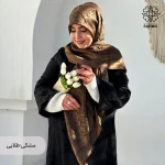 روسری ژاکارد رونا گل رز -140 - Image 21
