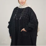 پانچو پناه مخمل شانل ترک - Image 2