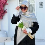 روسری ژاکارد رونا گل رز -140 - Image 15