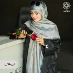 روسری ژاکارد رونا گل رز -140 - Image 5