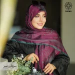 روسری ژاکارد رونا گل رز -140 - Image 3