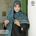 روسری ژاکارد رونا گل رز -140 - Image 15
