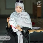 روسری ژاکارد رونا گل رز -140 - Image 18