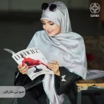 روسری ژاکارد رونا گل رز -140 - Image 17