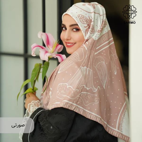 روسری ابریشم توییل شقایق - اقتصادی - تصویر 21