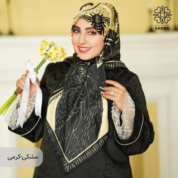 روسری ابریشم توییل شقایق - اقتصادی - تصویر 28