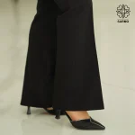 شلوار زنانه مشکی مدل دمپاگشاد - Image 9
