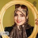 روسری ابریشم توییل شقایق - Image 11