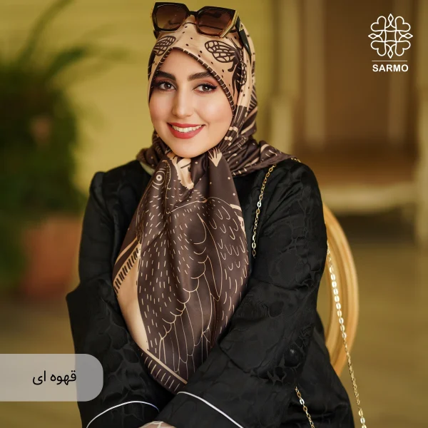 روسری ابریشم توییل شقایق - اقتصادی - تصویر 10