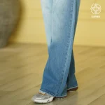 شلوار جین زنانه مدل بگ -A1 - Image 2
